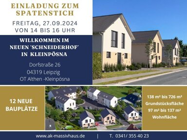 Einfamilienhaus zum Kauf provisionsfrei 597.680 € 5 Zimmer 139 m² 442 m² Grundstück frei ab sofort Althen-Kleinpösna Leipzig 04319