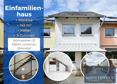 Reihenmittelhaus zum Kauf 199.900 € 5 Zimmer 143 m² 179 m² Grundstück Ottendorf Lichtenau/Ottendorf 09244