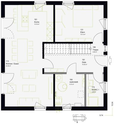 Einfamilienhaus zum Kauf 356.359 € 5 Zimmer 160 m² 1.200 m² Grundstück Frauenstein Frauenstein 09623