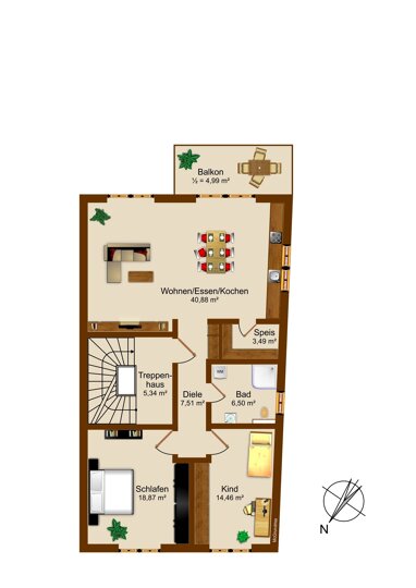 Wohnung zur Miete 1.460 € 3 Zimmer 97 m² 1. Geschoss Meindorf Sankt Augustin 53757