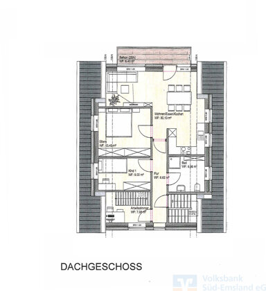 Wohnung zur Miete 800 € 4 Zimmer 90 m² frei ab 15.01.2025 Leschede Emsbüren 48488