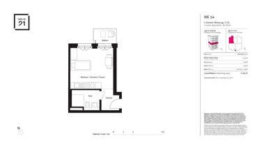Apartment zum Kauf 271.900 € 1 Zimmer 28 m² 3. Geschoss Birkenstraße 12a Moabit Berlin 10559