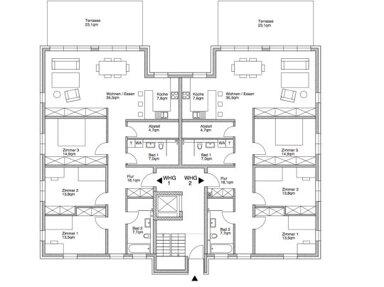 Wohnung zur Miete 800 € 4 Zimmer 135 m² frei ab sofort Oberhöchstadterstraße Kernstadt Oberursel 61440