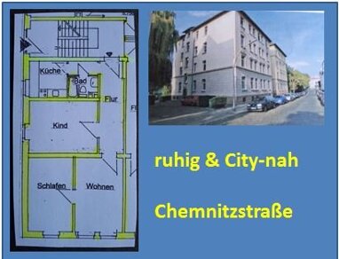 Wohnung zur Miete 538 € 3 Zimmer 66 m² 2. Geschoss Chemnitzstraße Petritor - Ost Braunschweig 38118