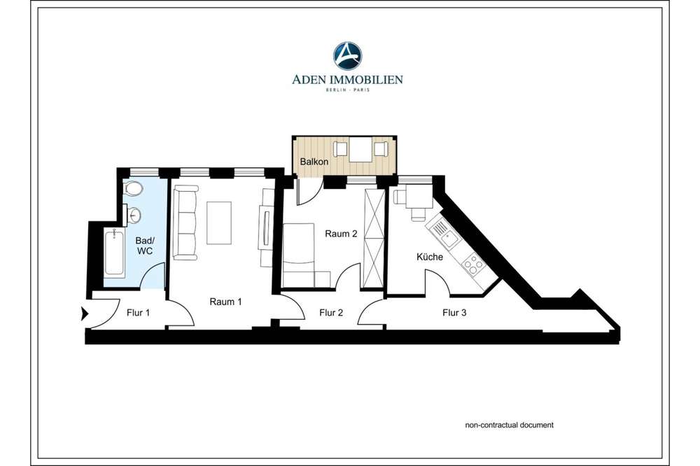 Studio zur Miete 1.669 € 2 Zimmer 61 m²<br/>Wohnfläche Friedrichshain Berlin 10245