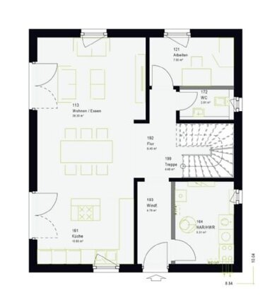 Einfamilienhaus zum Kauf Provisionsfrei 398.470 € 5 Zimmer 162 m² 563 m² Grundstück Süd Eggersdorf 15345