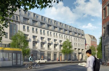 Wohnung zur Miete 442 € 1 Zimmer 19,3 m² 6. Geschoss Bornaische Straße 10 f Connewitz Leipzig 04277
