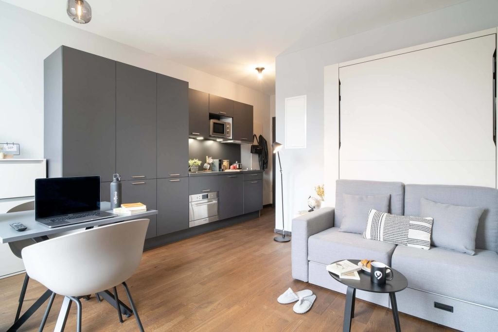 Wohnung zur Miete Wohnen auf Zeit 1.032 € 1 Zimmer 20 m²<br/>Wohnfläche 29.11.2024<br/>Verfügbarkeit Lindenallee Stadtkern Essen 45127