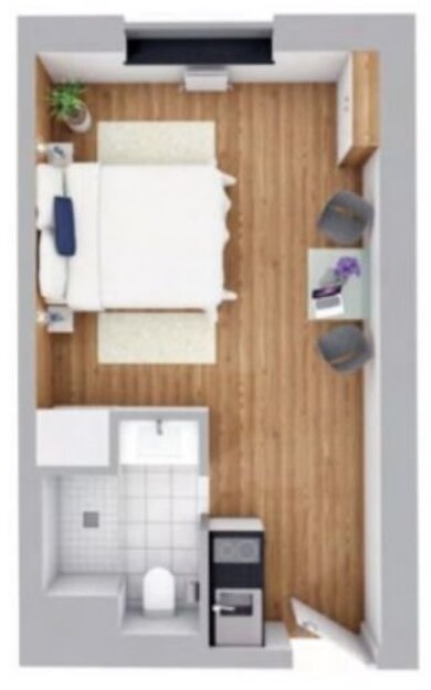 Studio zum Kauf provisionsfrei 199.950 € 1 Zimmer 47 m² Bogenhausen München 81929