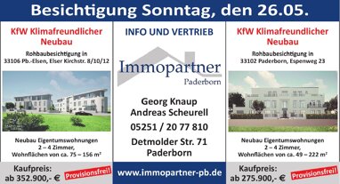 Wohnung zum Kauf Provisionsfrei 435.900 € 3 Zimmer 92,7 m² Erdgeschoss Elser Kirchstraße 12 Elsen Paderborn 33106