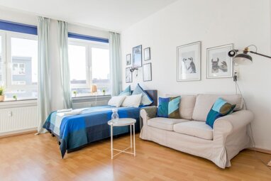 Wohnung zur Miete Wohnen auf Zeit 1.853 € 1 Zimmer 36 m² frei ab sofort Worringer Straße Stadtmitte Düsseldorf 40210