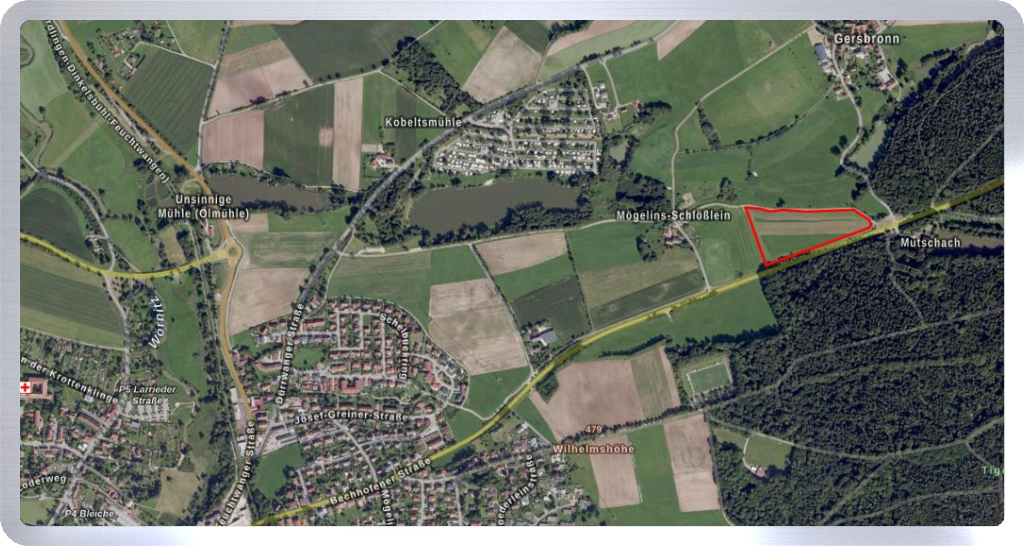 Land-/Forstwirtschaft zum Kauf 107.500 € 25.969 m²<br/>Grundstück Reichertsmühle Dinkelsbühl 91550