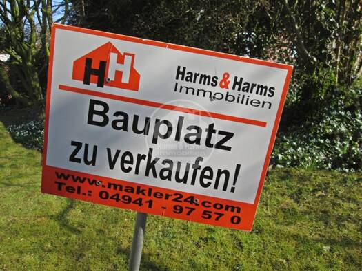 Grundstück zum Kauf 85.000 € 1.326 m² Grundstück Victorbur Südbrookmerland / Upende 26624