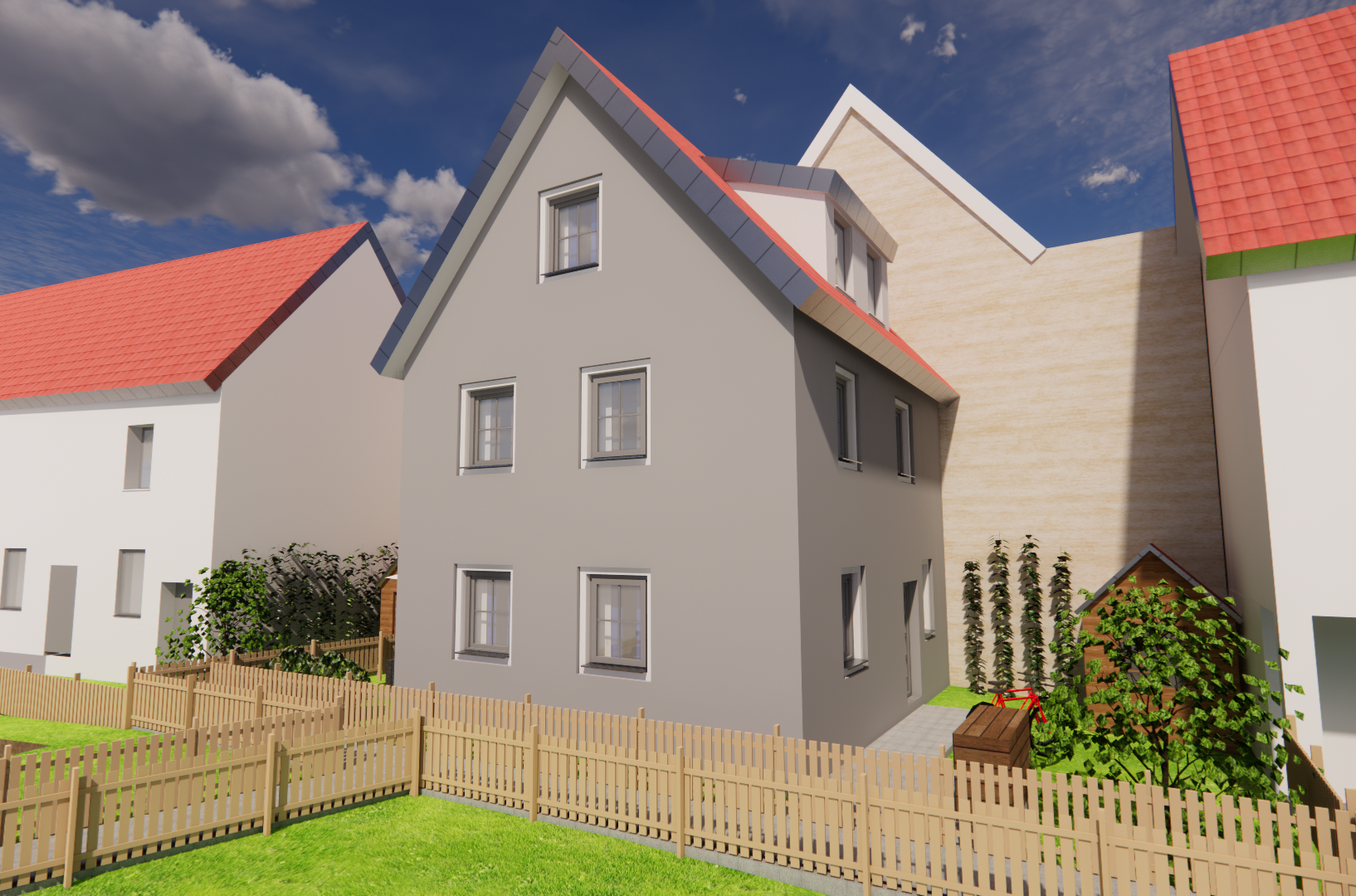 Immobilie in Spalt - Einfamilienhaus-Neubau im Herzen der Spalter Altstadt mit Garten - Bild 0