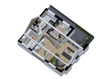 Maisonette zur Miete 1.210 € 4 Zimmer 121 m² 3. Geschoss Schützenstrasse 13 Stadtgebiet Vöhrenbach 78147