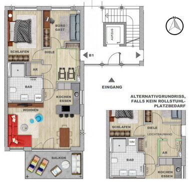 Wohnung zum Kauf Provisionsfrei 592.000 € 3,5 Zimmer 82 m² 1. Geschoss Fritz-Kopp-Straße 20 Immenstaad Immenstaad am Bodensee 88090