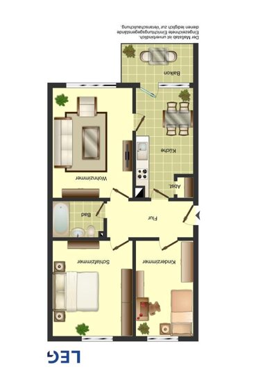 Wohnung zur Miete 460 € 3 Zimmer 64,7 m² 2. Geschoss frei ab 16.09.2024 Breslauer Straße 14 Weddinghofen Bergkamen 59192
