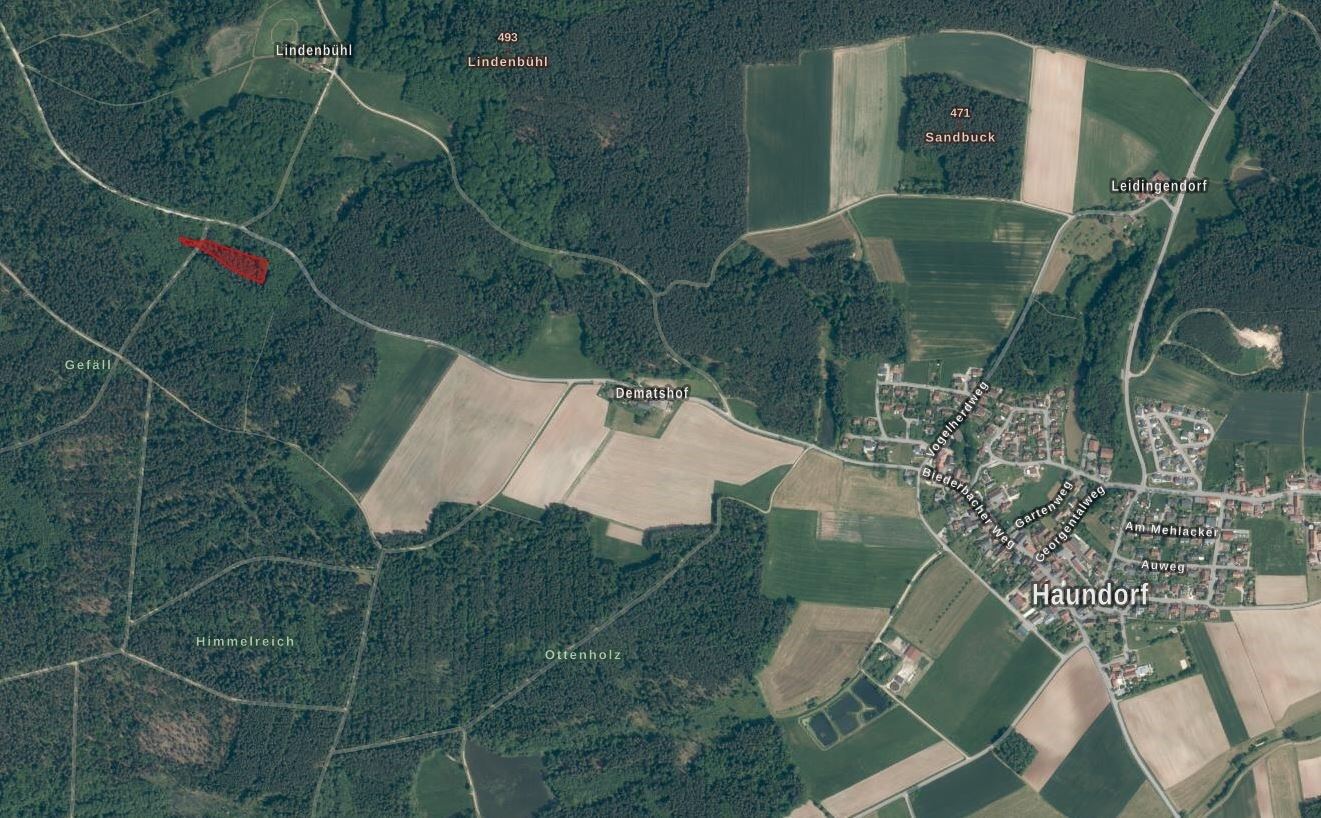 Land-/Forstwirtschaft zum Kauf 24.900 € 4.980 m²<br/>Grundstück Seitersdorf Haundorf 91729