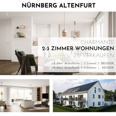 Wohnung zum Kauf provisionsfrei als Kapitalanlage geeignet 480.000 € 3 Zimmer 90,3 m² Altenfurter Str. 17 Altenfurt - Moorenbrunn Nürnberg 90475