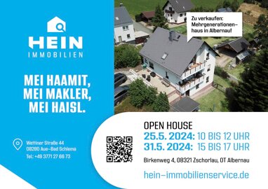 Mehrfamilienhaus zum Kauf 7 Zimmer 225 m² 990 m² Grundstück Birkenweg 4 Albernau Zschorlau / Albernau 08321