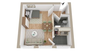 Studio zur Miete 445 € 1 Zimmer 27,5 m² EG Bayerisch Gmain 83457