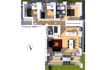 Wohnung zum Kauf Provisionsfrei 568.390 € 4 Zimmer 106,3 m² 3. Geschoss Ay Senden 89250
