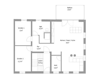 Wohnung zur Miete 1.148 € 3 Zimmer 95 m² EG Farschweiler 54317