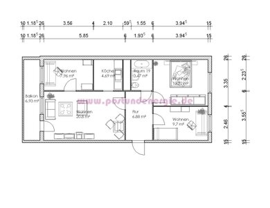 Wohnung zur Miete 213 € 4 Zimmer 68,6 m² 2. Geschoss frei ab 01.03.2025 Olvenstedter Scheid 95 Magdeburg 39130