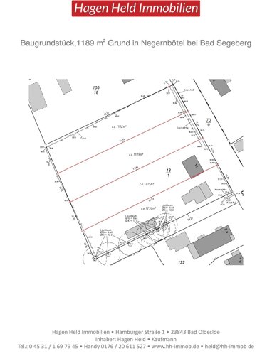 Grundstück zum Kauf 196.185 € 1.189 m² Grundstück Negernbötel 23795