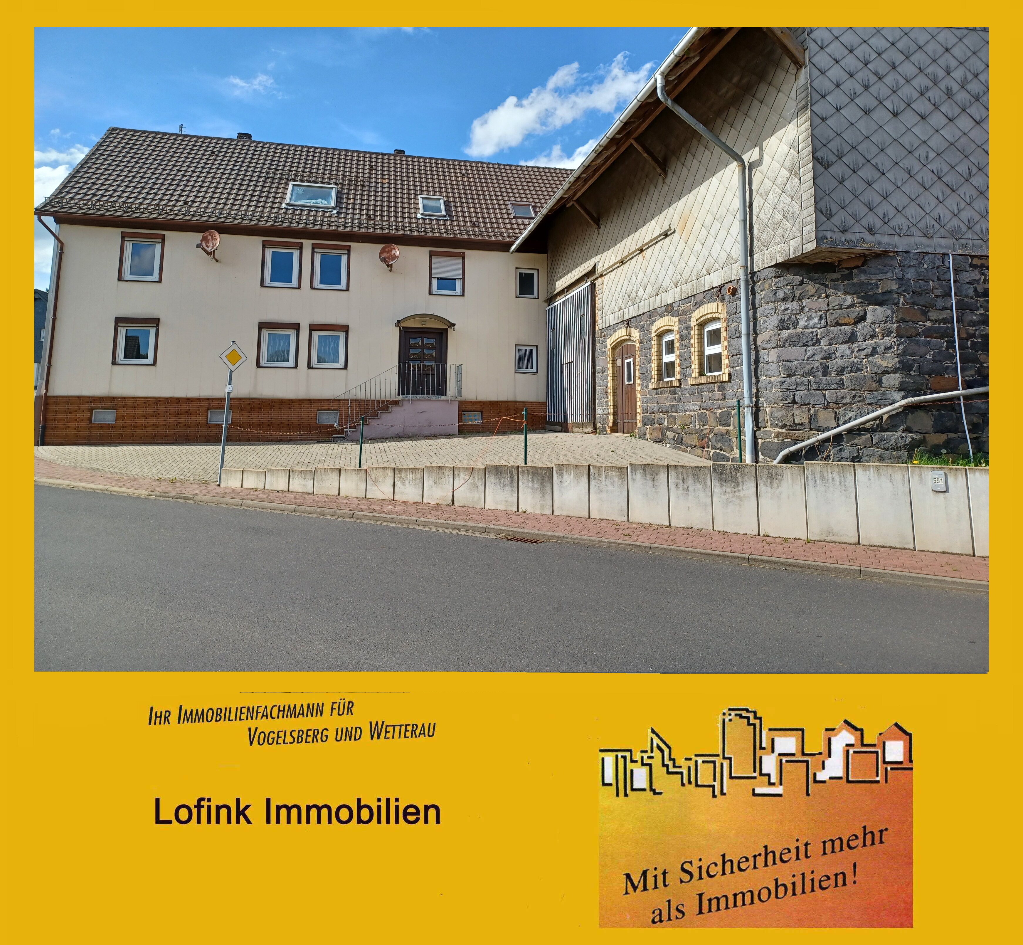 Bauernhaus zum Kauf 199.000 € 9 Zimmer 256 m²<br/>Wohnfläche 963 m²<br/>Grundstück ab sofort<br/>Verfügbarkeit Sichenhausen Schotten 63679