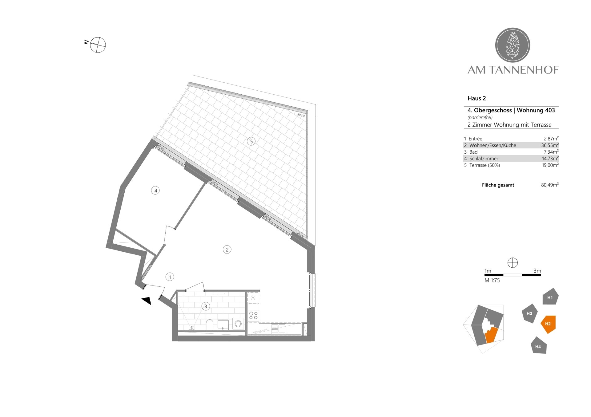 Wohnung zur Miete 1.190 € 2 Zimmer 81,3 m²<br/>Wohnfläche 4. Stock<br/>Geschoss Baden-Baden - Kernstadt Baden-Baden 76530