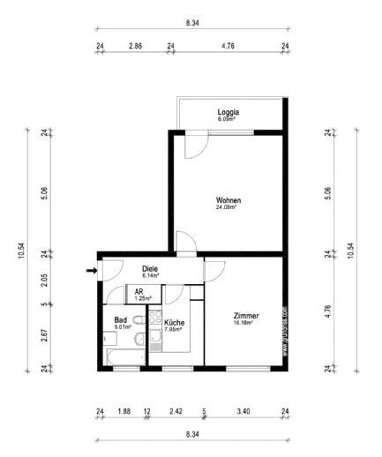 Wohnung zum Kauf 145.000 € 2 Zimmer 63,7 m² Erdgeschoss Lankwitz Berlin 12249