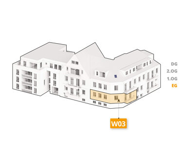 Wohnung zum Kauf provisionsfrei 478.752 € 4 Zimmer 116,9 m² EG frei ab sofort Bleichstraße 14 Freistett Rheinau 77866