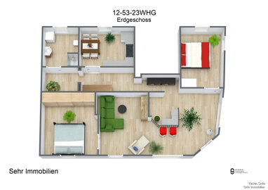 Wohnung zur Miete 460 € 3 Zimmer 85 m² Erdgeschoss Lutherstr. 12 Oelsnitz Oelsnitz 09376