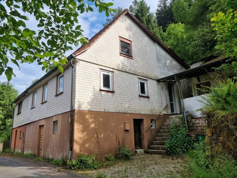 Einfamilienhaus zum Kauf 125.000 € 3 Zimmer 100 m²<br/>Wohnfläche 1.037 m²<br/>Grundstück Finkenbach Oberzent / Finkenbach 64760