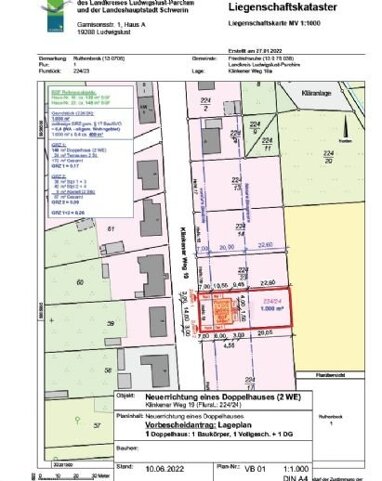 Grundstück zum Kauf 99.000 € 1.000 m² Grundstück Ruthenbeck Friedrichsruhe 19089