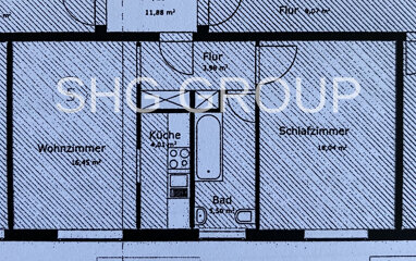 Wohnung zur Miete 250 € 2,5 Zimmer 50 m² 2. Geschoss Schwerter Str. 246 Kabel / Bathey Hagen 58099