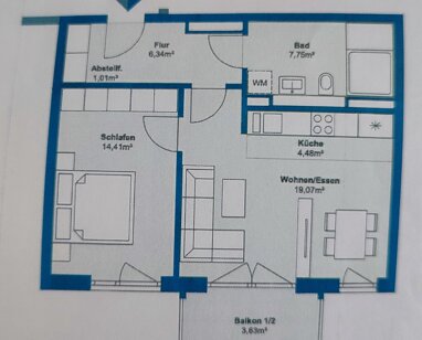 Wohnung zur Miete 560 € 2 Zimmer 57 m² 1. Geschoss Schrannenplatz 2 Beratzhausen 93176