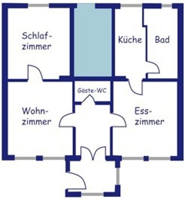 Wohnung zur Miete 1.790 € 3 Zimmer 86 m² Othmarschen Hamburg 22605