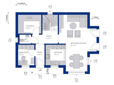 Einfamilienhaus zum Kauf 505.560 € 5 Zimmer 128,7 m² 450 m² Grundstück Wildbader Straße 50/1 Rötenbach Bad Teinach- Zavelstein 75385