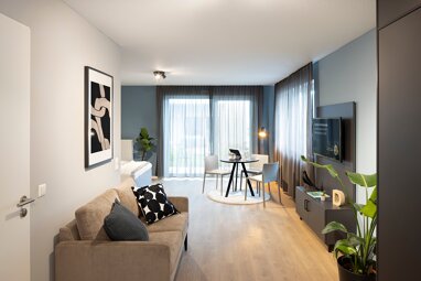 Apartment zur Miete Wohnen auf Zeit 1.300 € 1 Zimmer 39 m² Himmelgeister Straße 66 Bilk Düsseldorf 40225