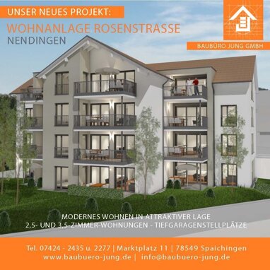 Wohnung zum Kauf Provisionsfrei 379.500 € 3,5 Zimmer Rosenstraße 16 Nendingen Tuttlingen 78532
