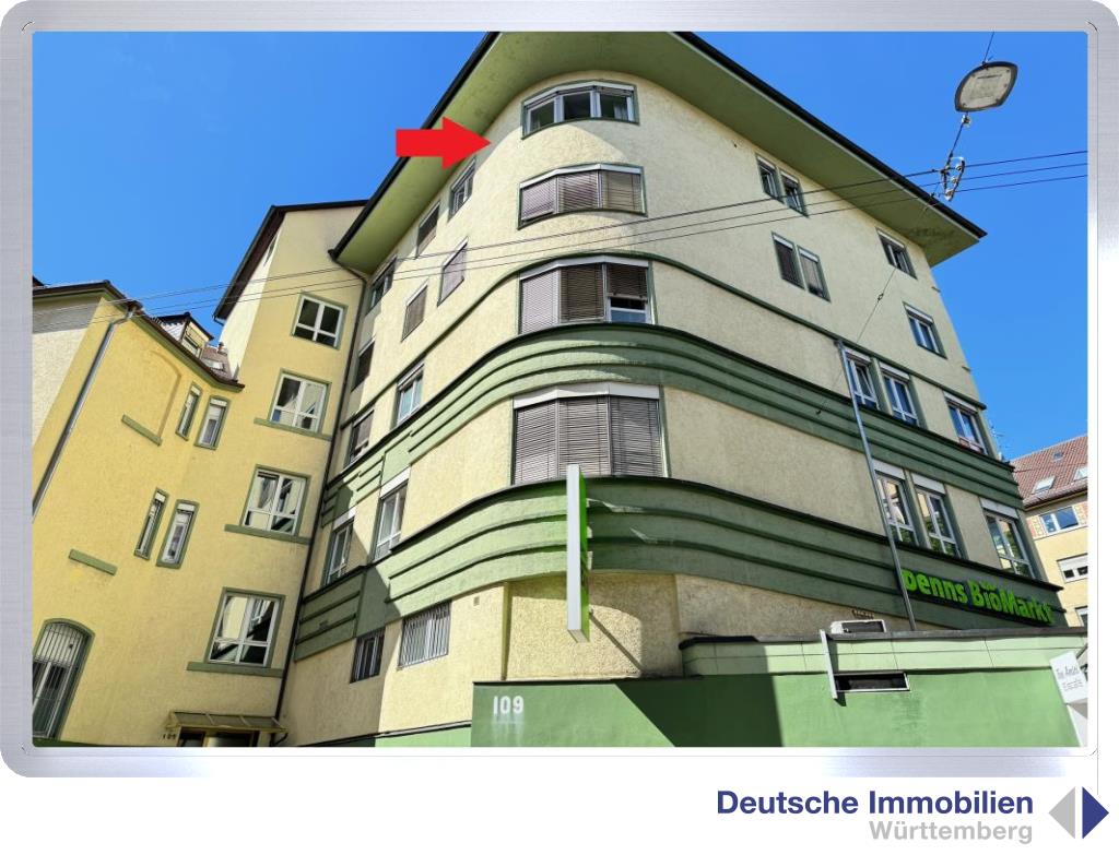 Wohnung zum Kauf 199.000 € 2 Zimmer 36,2 m²<br/>Wohnfläche 4. Stock<br/>Geschoss Rosenberg Stuttgart 70176