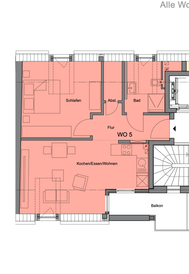 Apartment zum Kauf 249.900 € 2 Zimmer 55,9 m² Biewer 2 Trier 54293