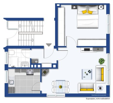 Wohnung zum Kauf 119.000 € 2 Zimmer 47 m² Friedrich-Wilhelms-Hütte Troisdorf 53840