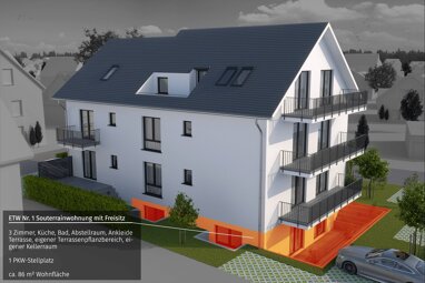 Wohnung zum Kauf 512.000 € 3 Zimmer 86 m² 3. Geschoss Götzenhain Dreieich 63303