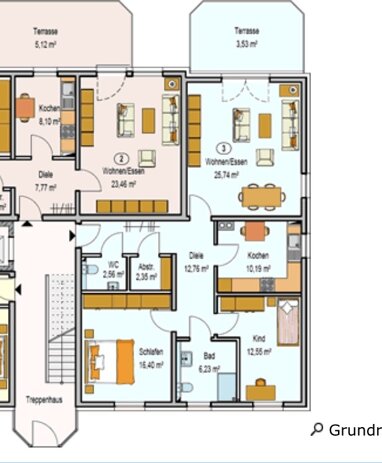 Terrassenwohnung zum Kauf Provisionsfrei 220.000 € 3 Zimmer 92 m² Erdgeschoss Innenstadt Neunkirchen 66538