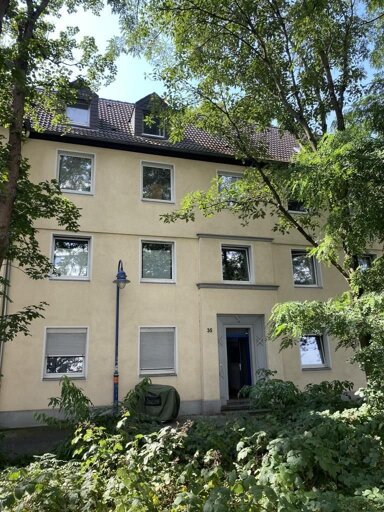 Wohnung zum Kauf provisionsfrei 69.000 € 2 Zimmer 36,5 m² 3. Geschoss Aakerfährstraße 35 Duissern Duisburg 47058