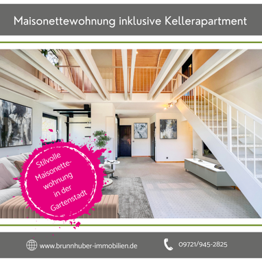Maisonette zum Kauf 299.000 € 4,5 Zimmer 133,5 m² 2. Geschoss Gartenstadt Schweinfurt 97424