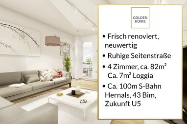Wohnung zum Kauf 485.000 € 4 Zimmer 82 m² 4. Geschoss Wien 1170
